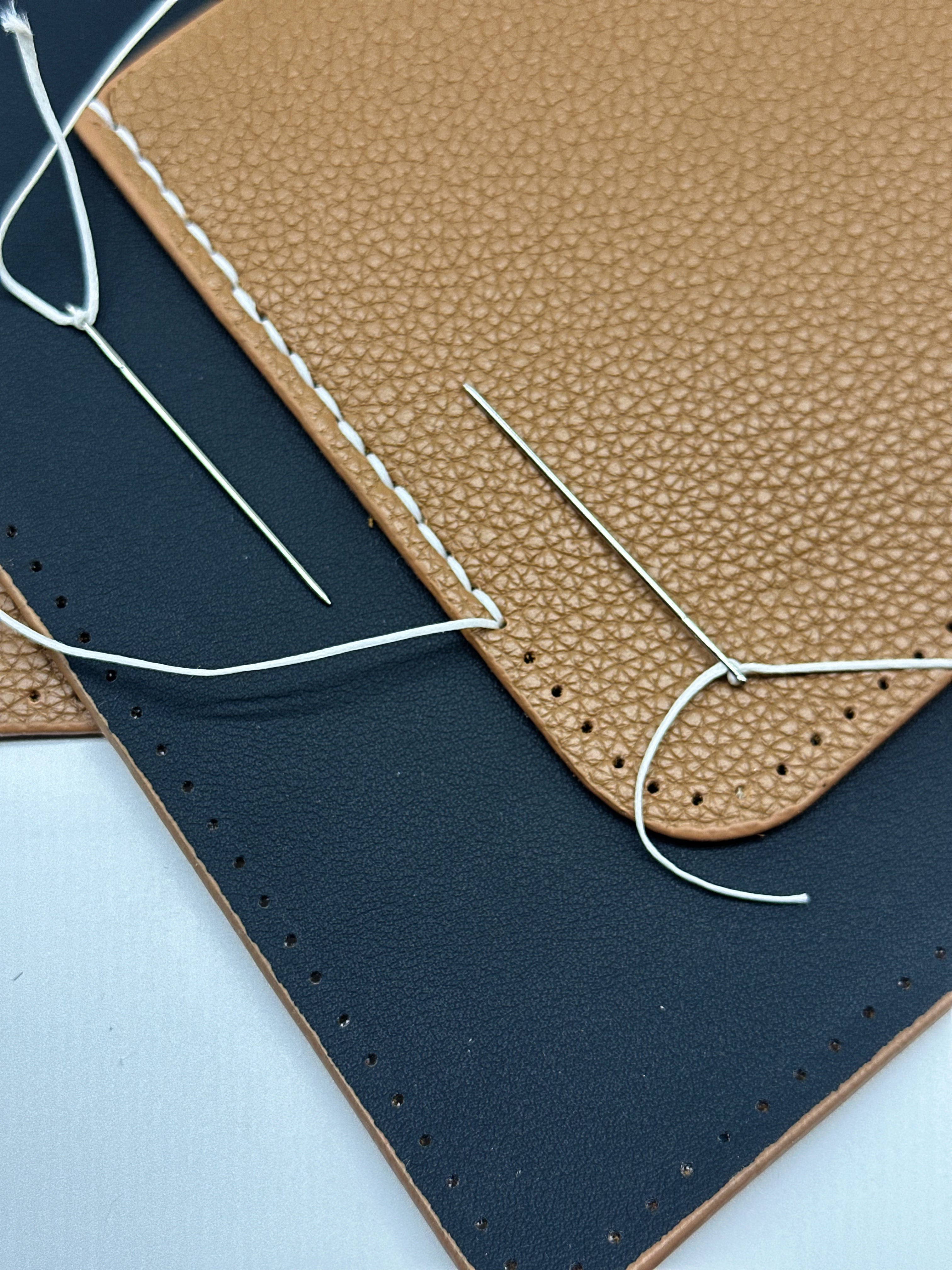 Bucket Bag  DIY Kit | Vegan Epsom Leather Satchel to Sew Yourself